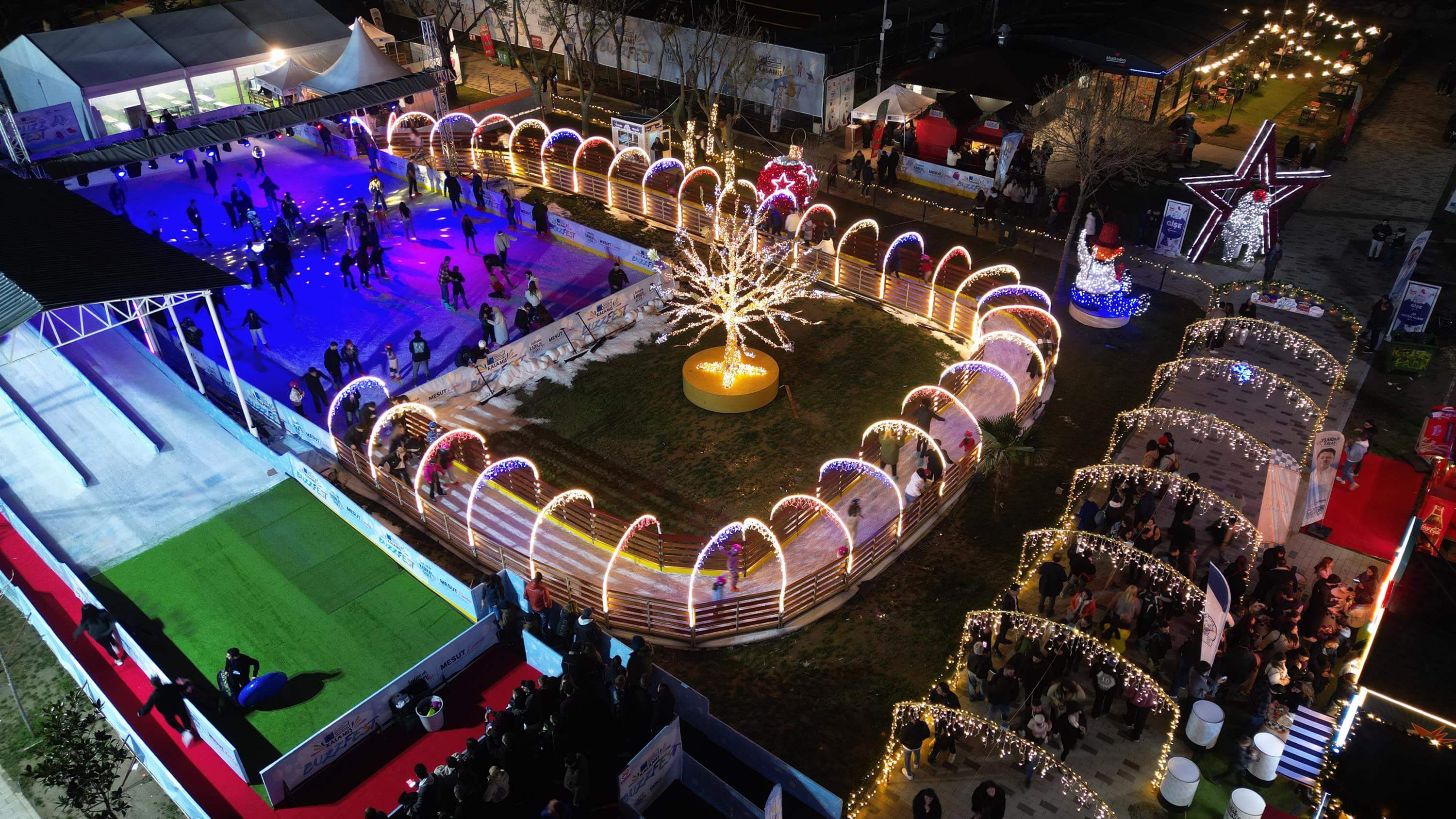 Kalamış BuzzFest’te artistik paten ve buz hokeyi şöleni